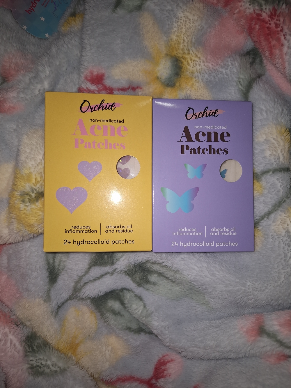 Acne Patches – Yellow Heart & Purple Butterfly Hydrocolloid Patches For Both